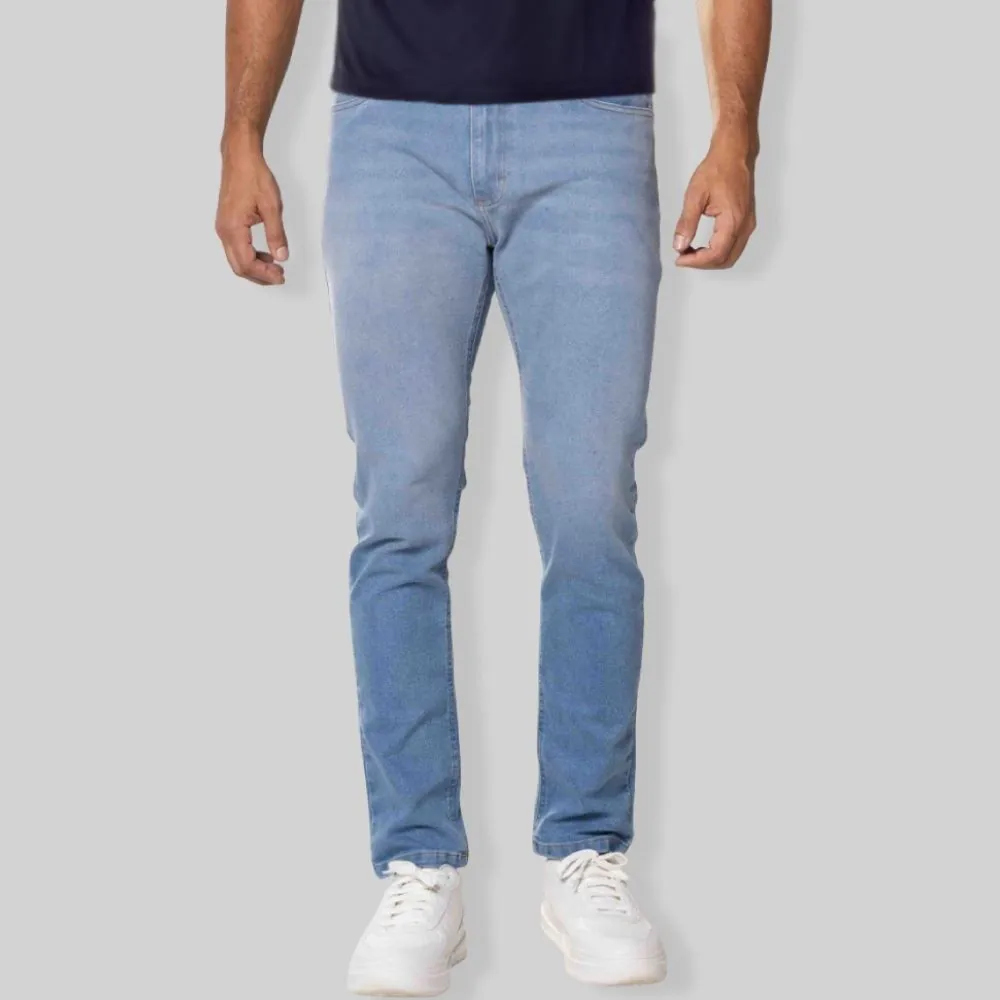 Calça Masculina Skinny Jeans Thing Azul Claro