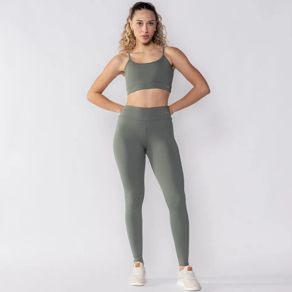 Calça Legging Feminina Básica Scream Verde Oliva