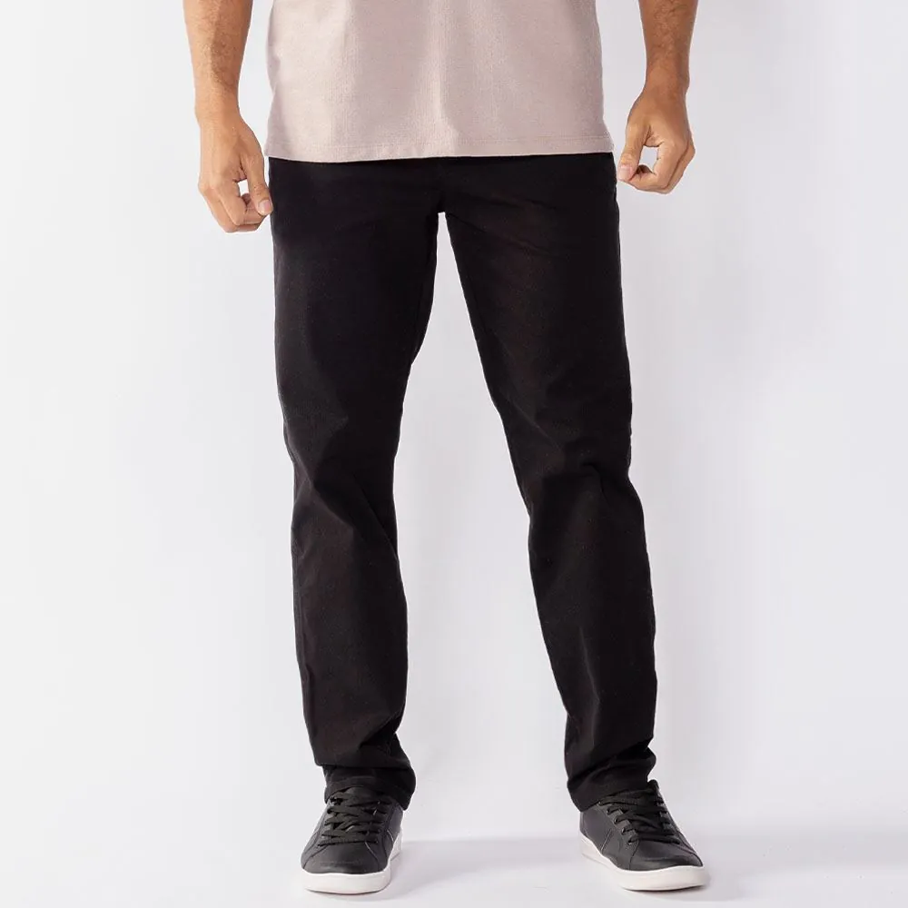 Calça Masculina Casual Slim Marc Alain Preto