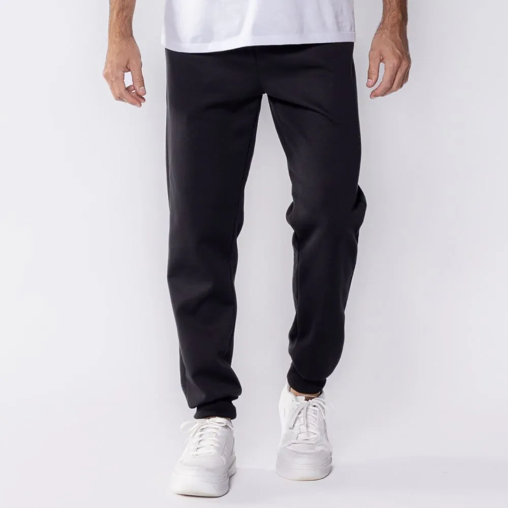 Calça Masculina Jogger de Moletom Thing Preto