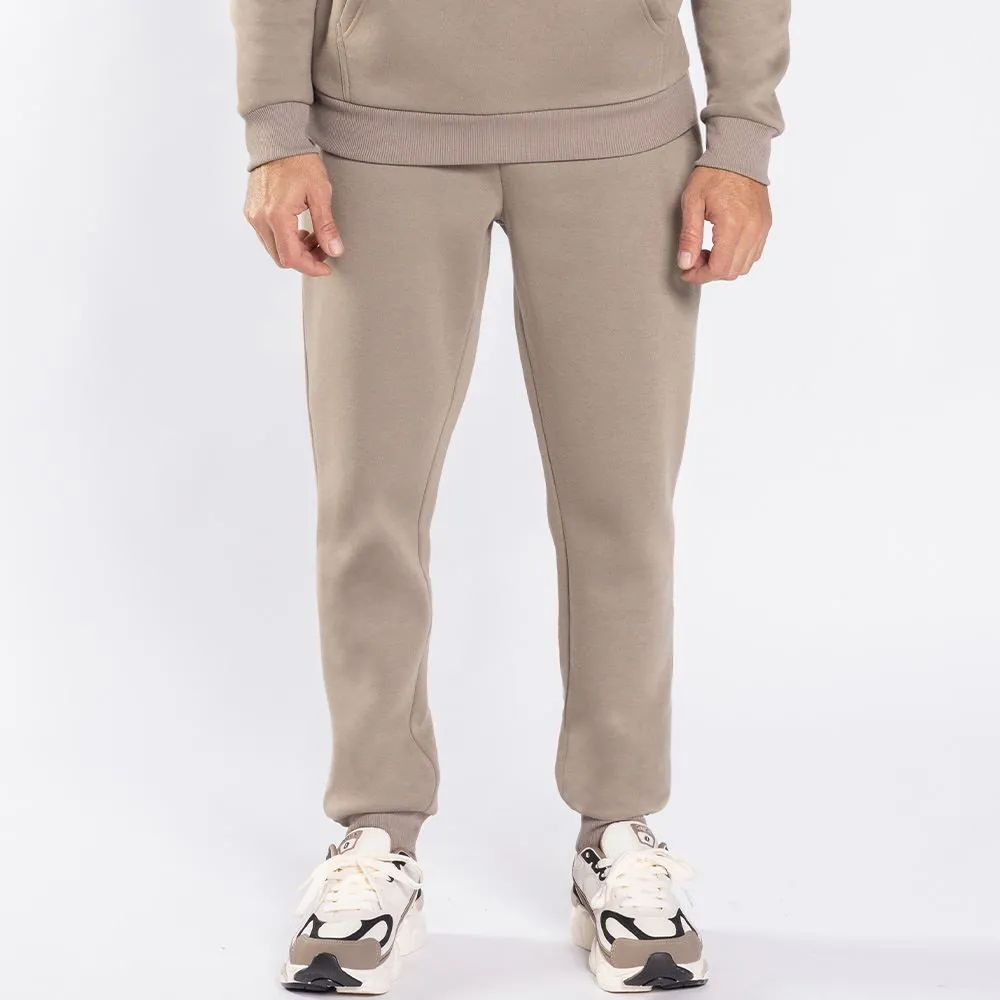Calça Masculina Jogger de Moletom Marc Alain Bege