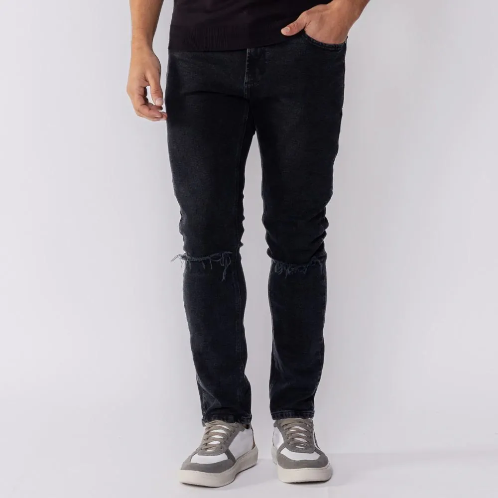 Calça Jeans Masculina Skinny Thing Preto