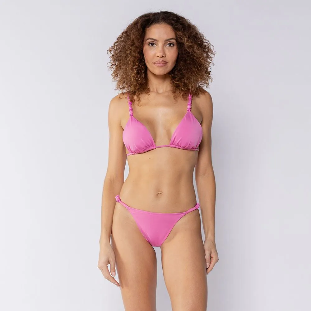Calcinha Biquíni String com Miçanga Boby Blues Rosa