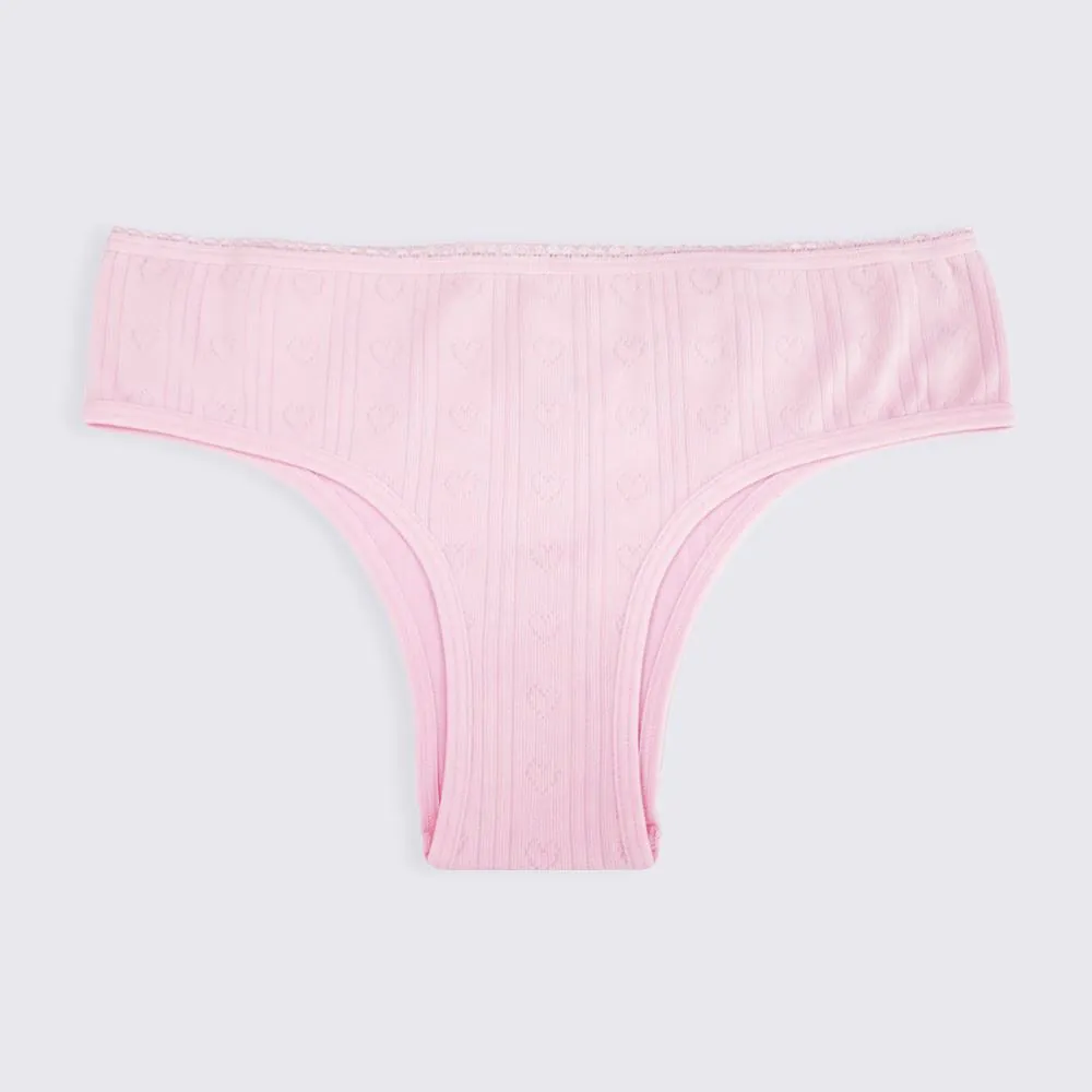 Calcinha Tanga de Poliamida Camila Moretti Rosa 14-3205