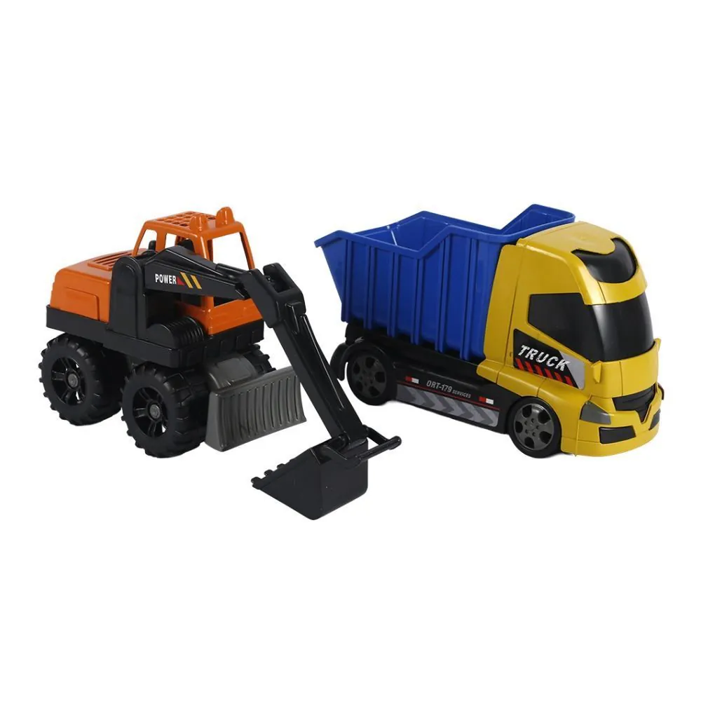 Caminhão Basculante e Escavadeira Orange Toys - Sortido