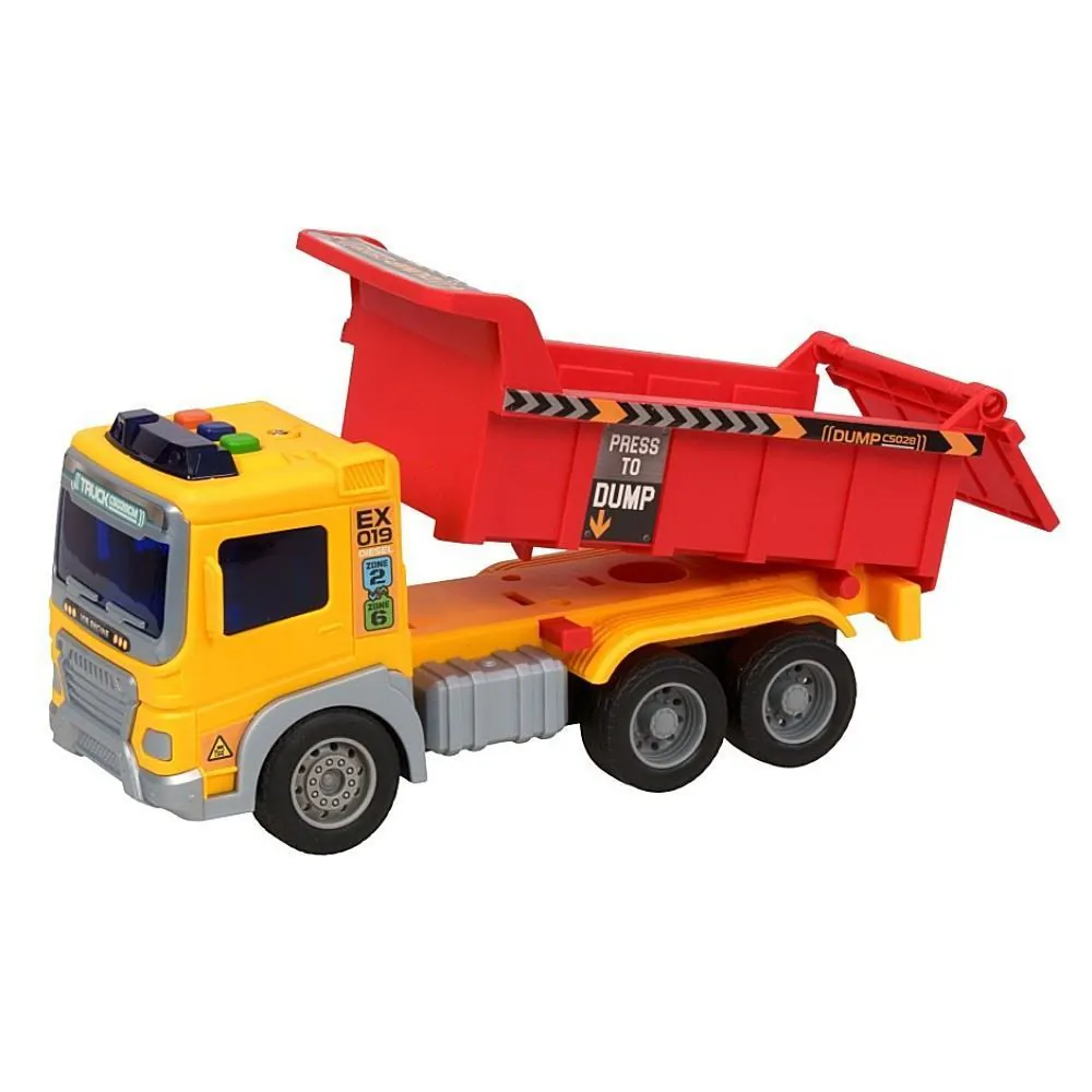 Caminhão Construtor Caçamba Fricção com Luz e Som Toys