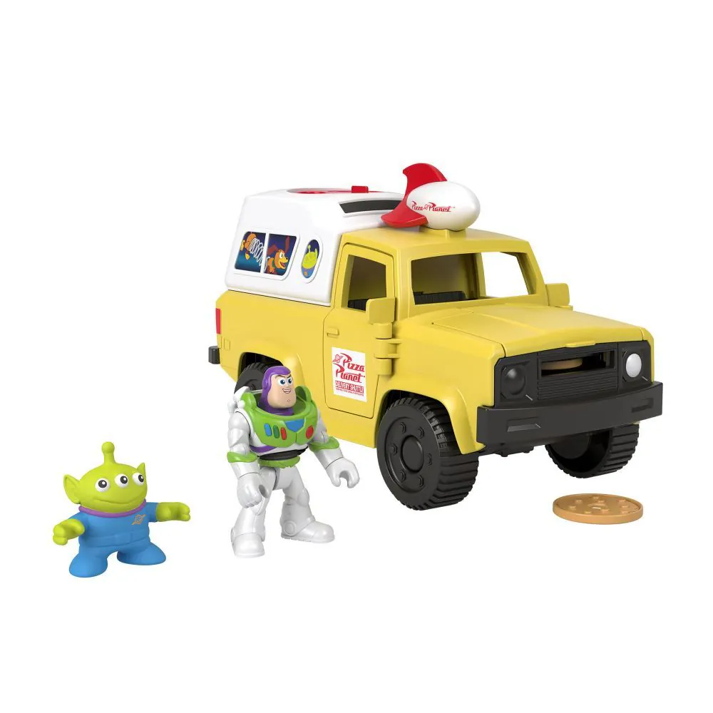 Caminhão Pizzaplanet Buzz e Alien Toy Story 5 Imaginext Mattel