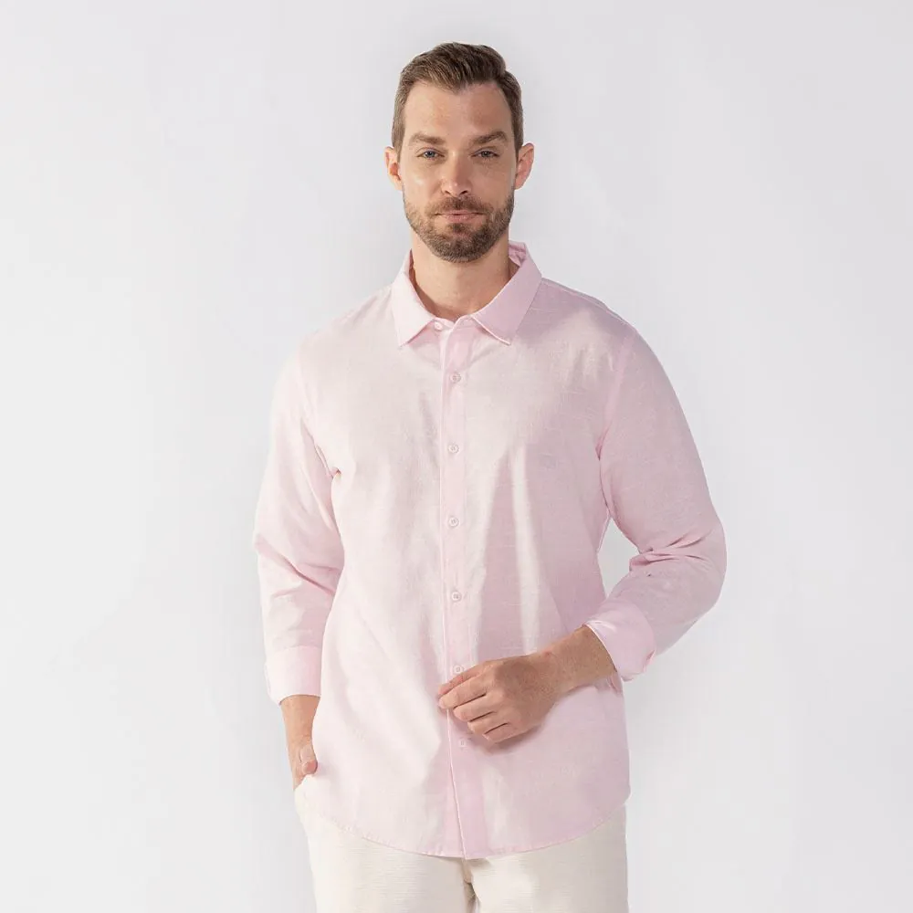 Camisa Masculina de Algodão Thing Rosa