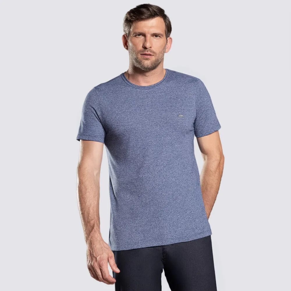 Camiseta Masculina Básica Mouline Marc Alain Marinho