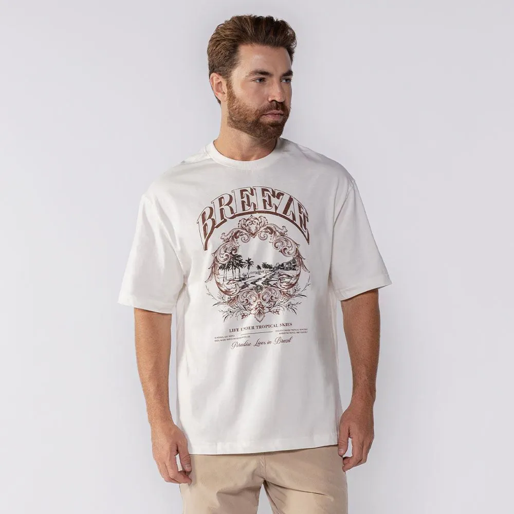 Camiseta Masculina Breeze Thing Off White