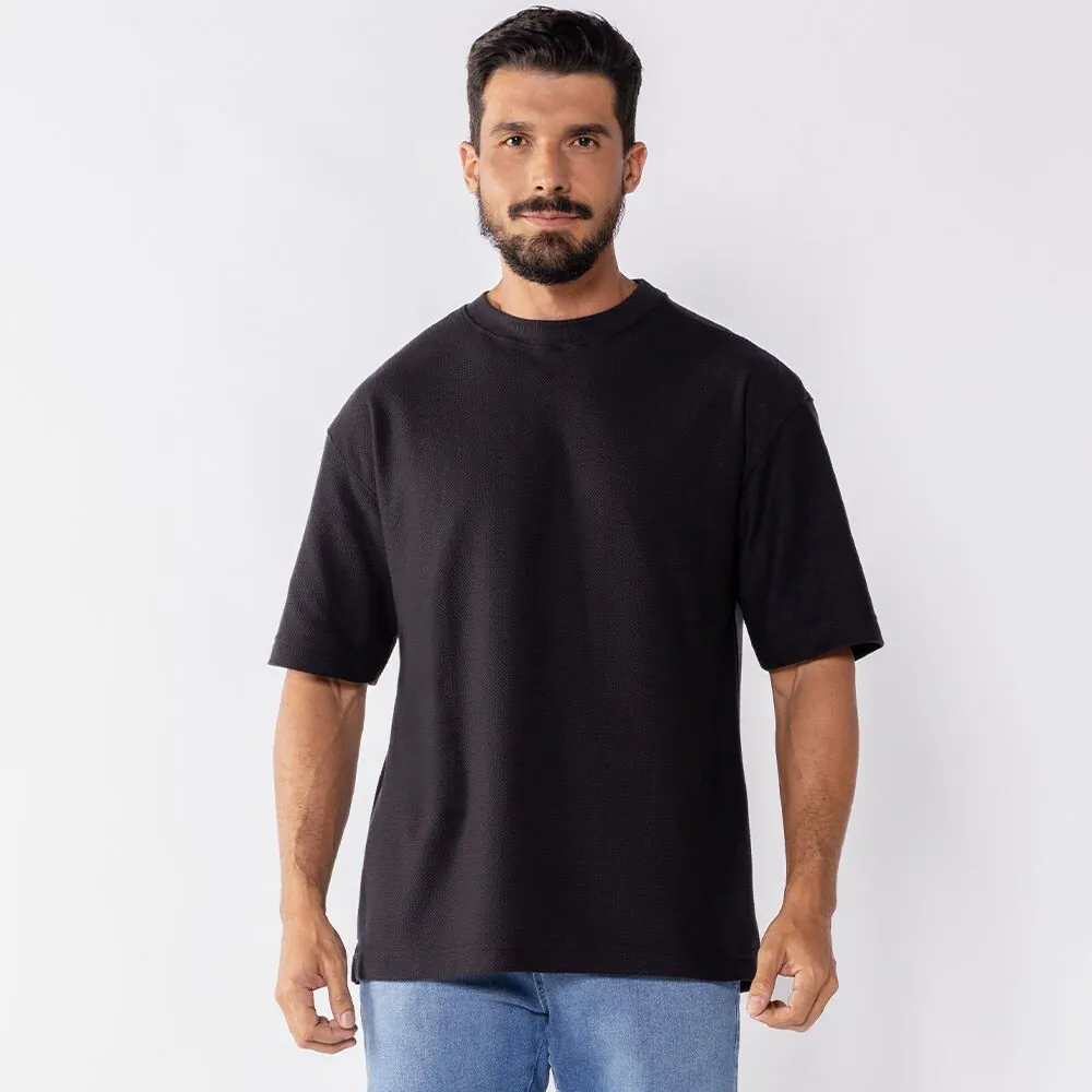 Camiseta Masculina Box em Malha Versa Thing Preto
