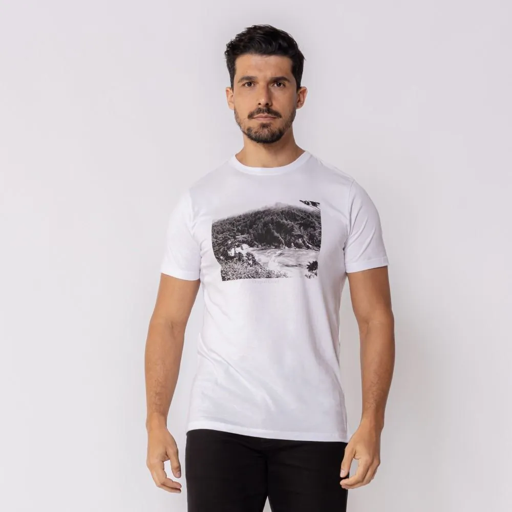Camiseta Masculina Oregon Coast Marc Alain Branco
