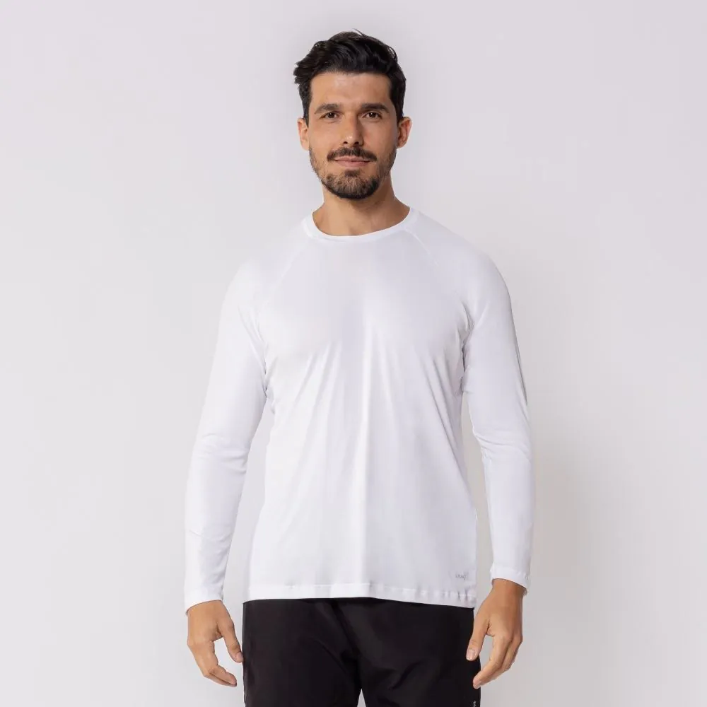 Camiseta Masculina Proteção UV Scream Branco