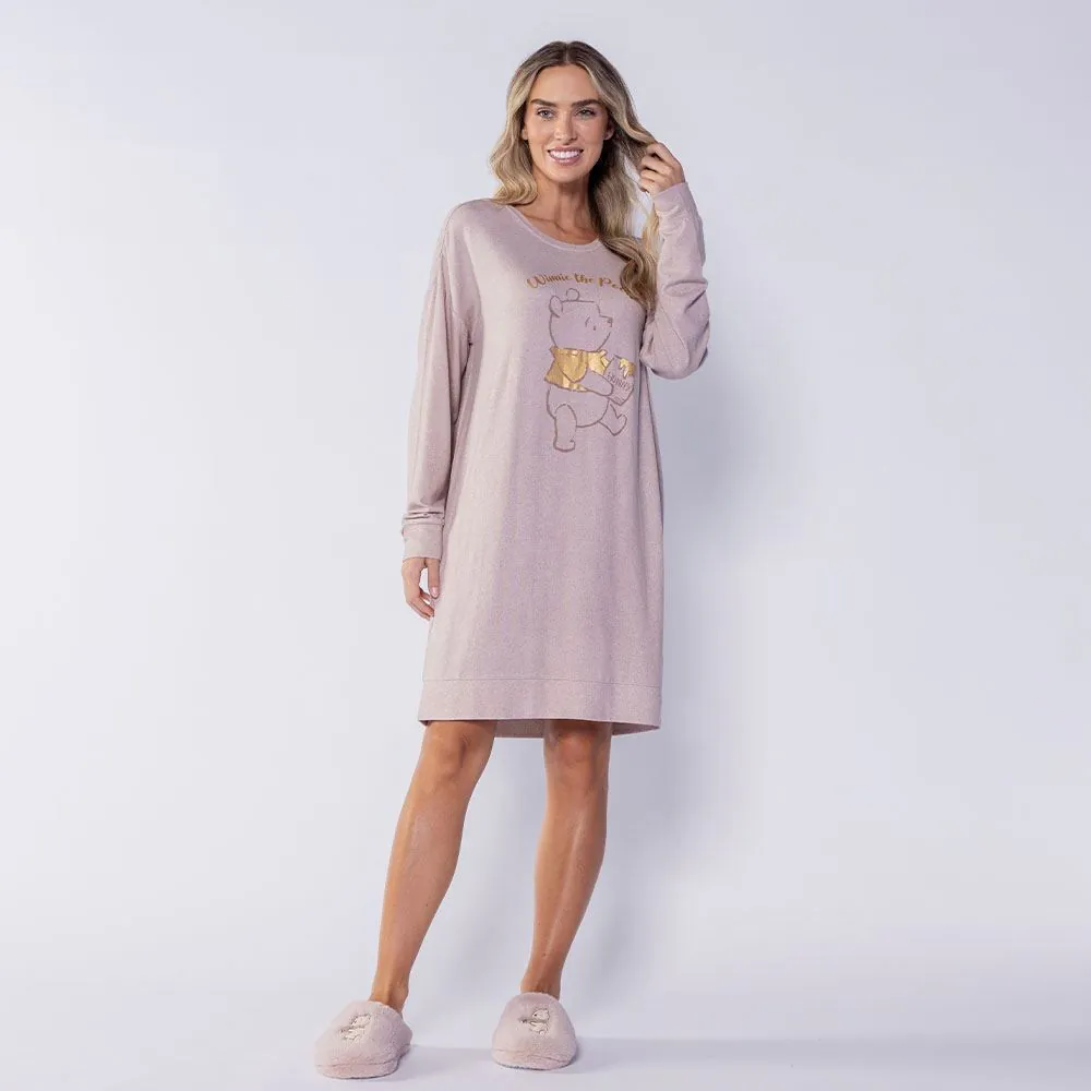Camisola Manga Longa em Malha Tricot Disney Pooh