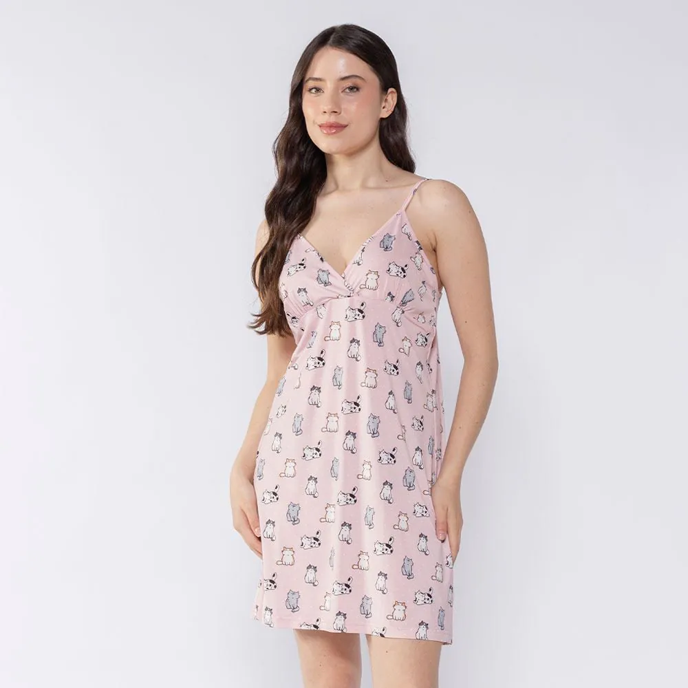 Camisola Feminina de Alça Holla Estampado