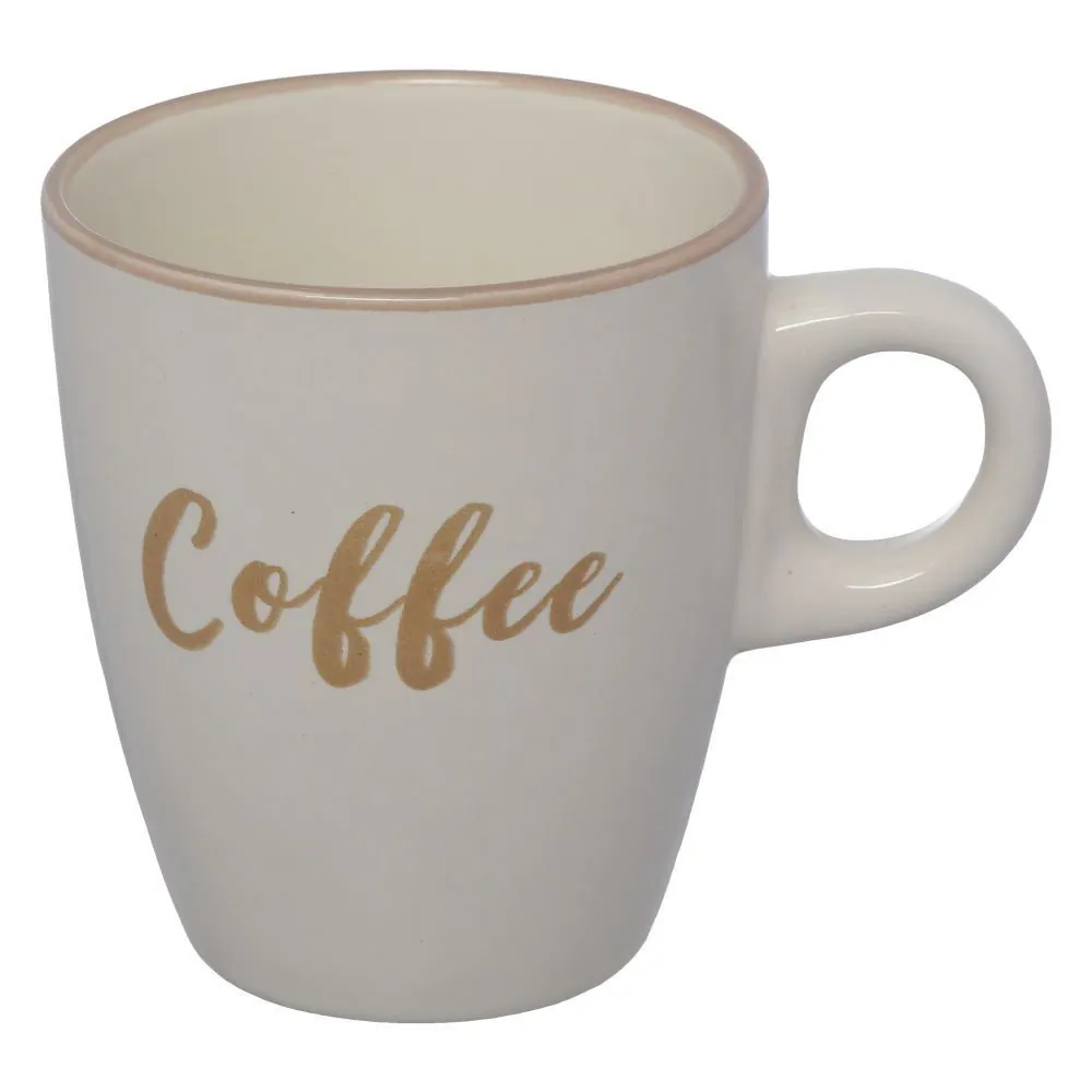 Caneca de Cerâmica Coffe Bege Hauskraft - 200ml
