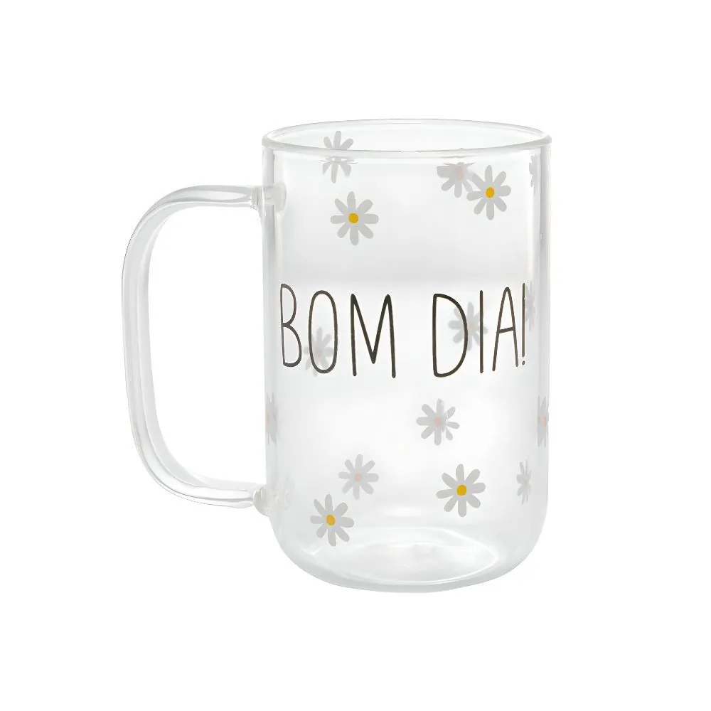Caneca de Vidro Bom Dia Wolff - 280ml