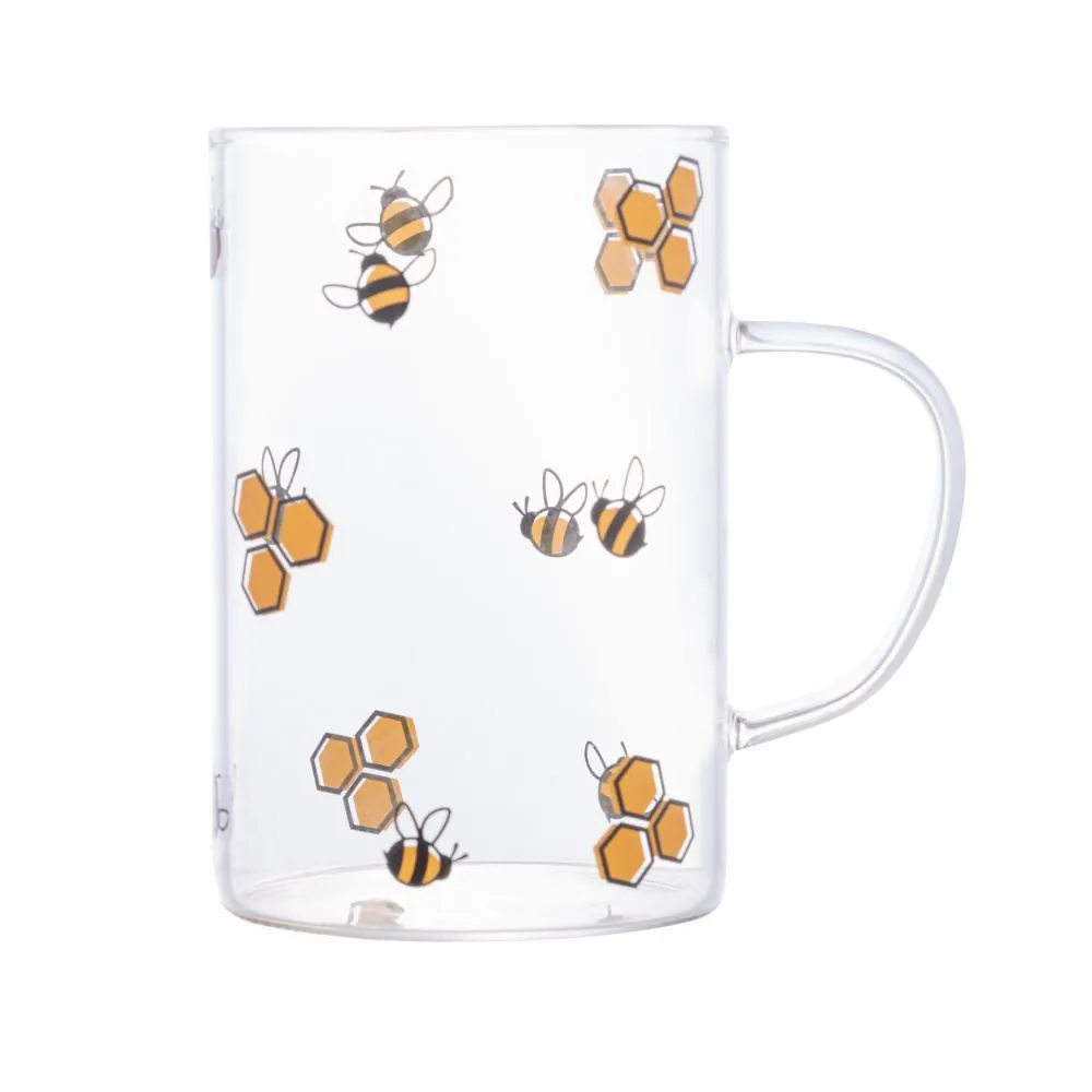 Caneca de Vidro Lyor 280Ml - Abelha
