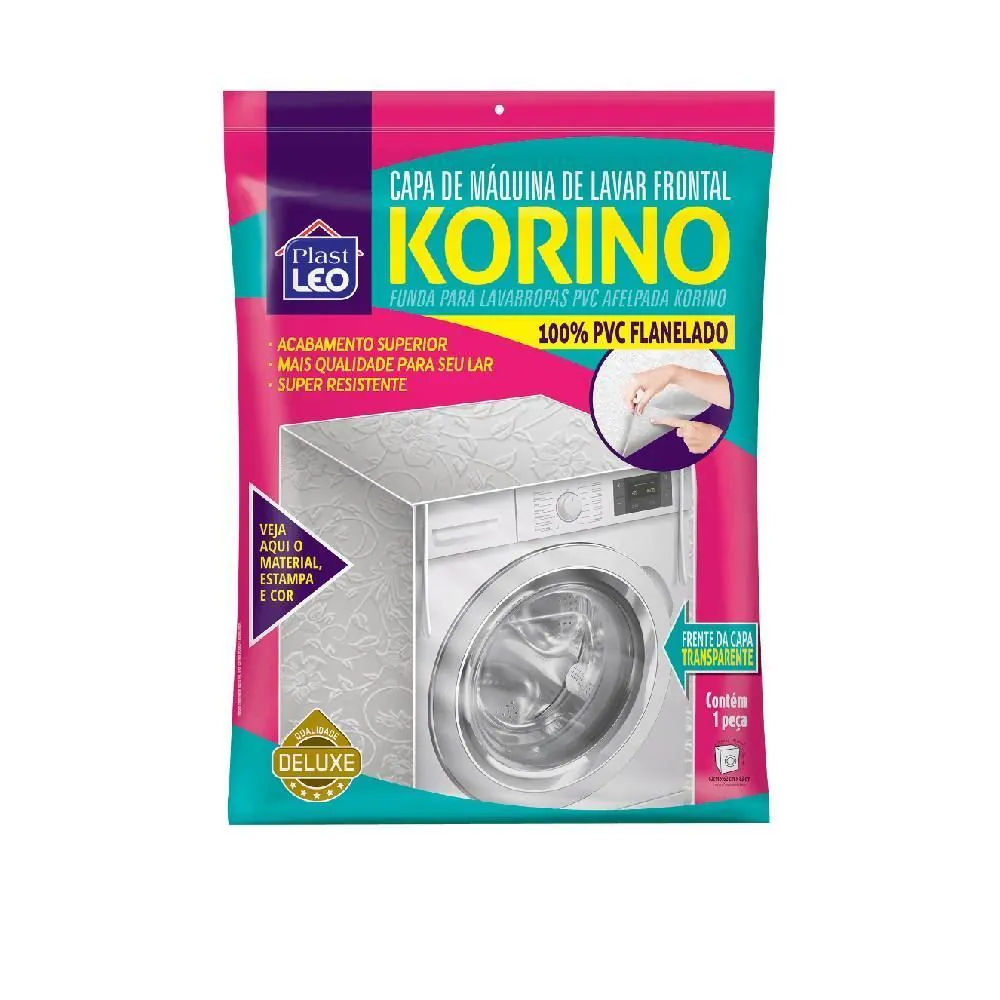 Capa de Máquina Korino Abertura Frontal 62X83cm - Plast Leo