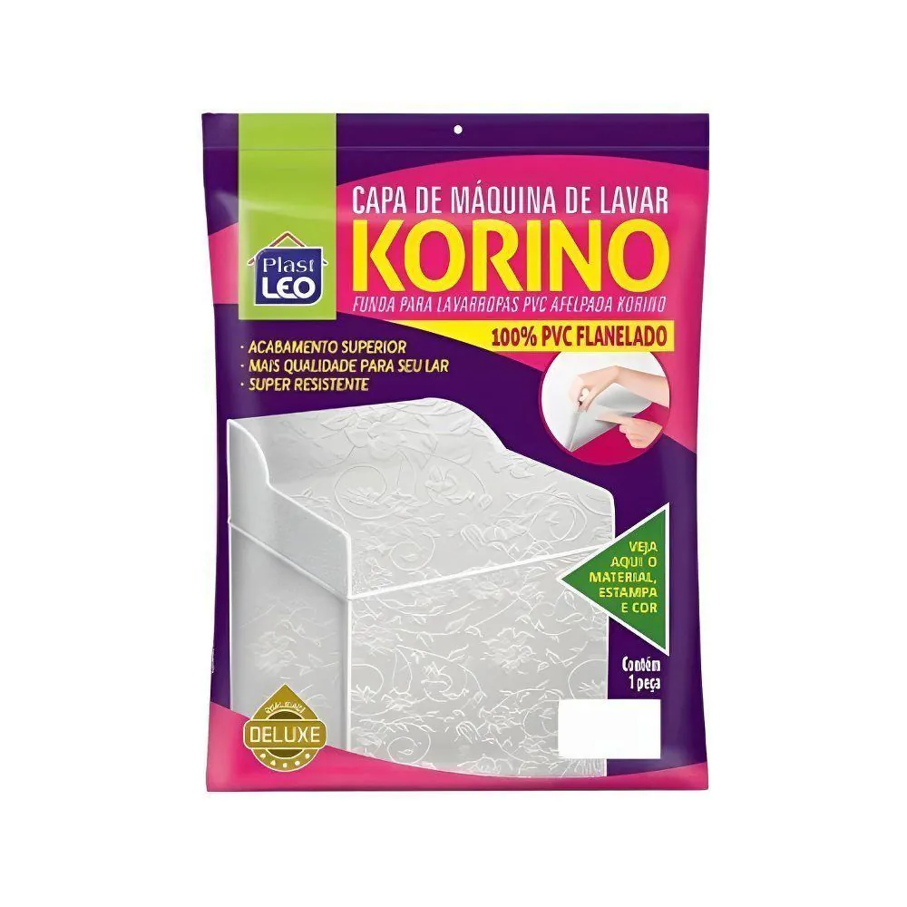 Capa para Máquina de Lavar Korino Plast Leo - G