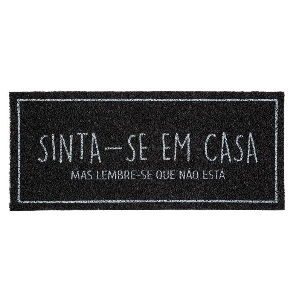 Capacho para Porta de Entrada 30X70 Cm Vinil Long - Sinta-se em Casa