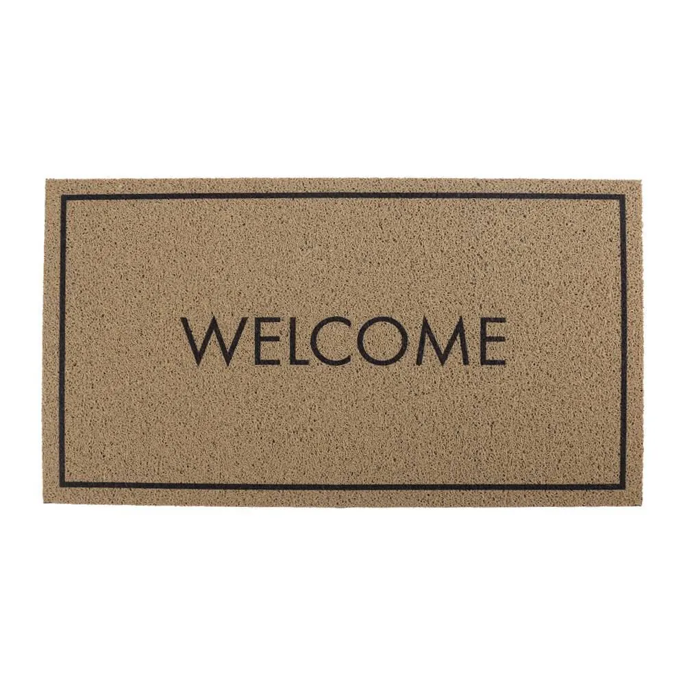 Capacho de Vinil 50X90 cm Bem Vindo - Welcome Novo