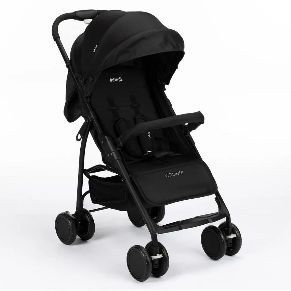 Carrinho de Bebê Colibri Infanti - Preto
