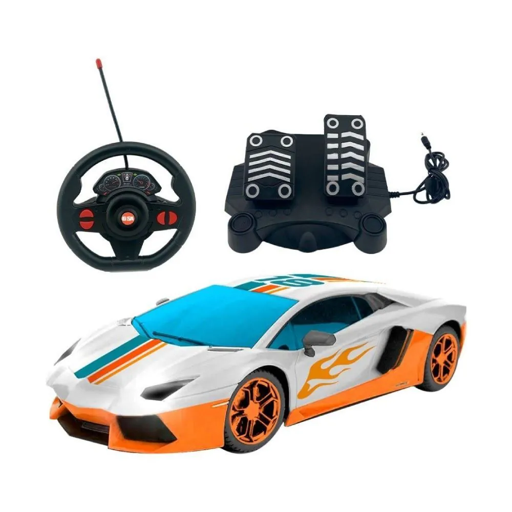 Carro com Controle Remoto e Pedal Prime Racer Candide - 35046