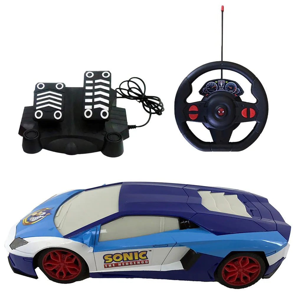Carrinho de Controle Remoto Sonic Piloto Master Candide - 3456