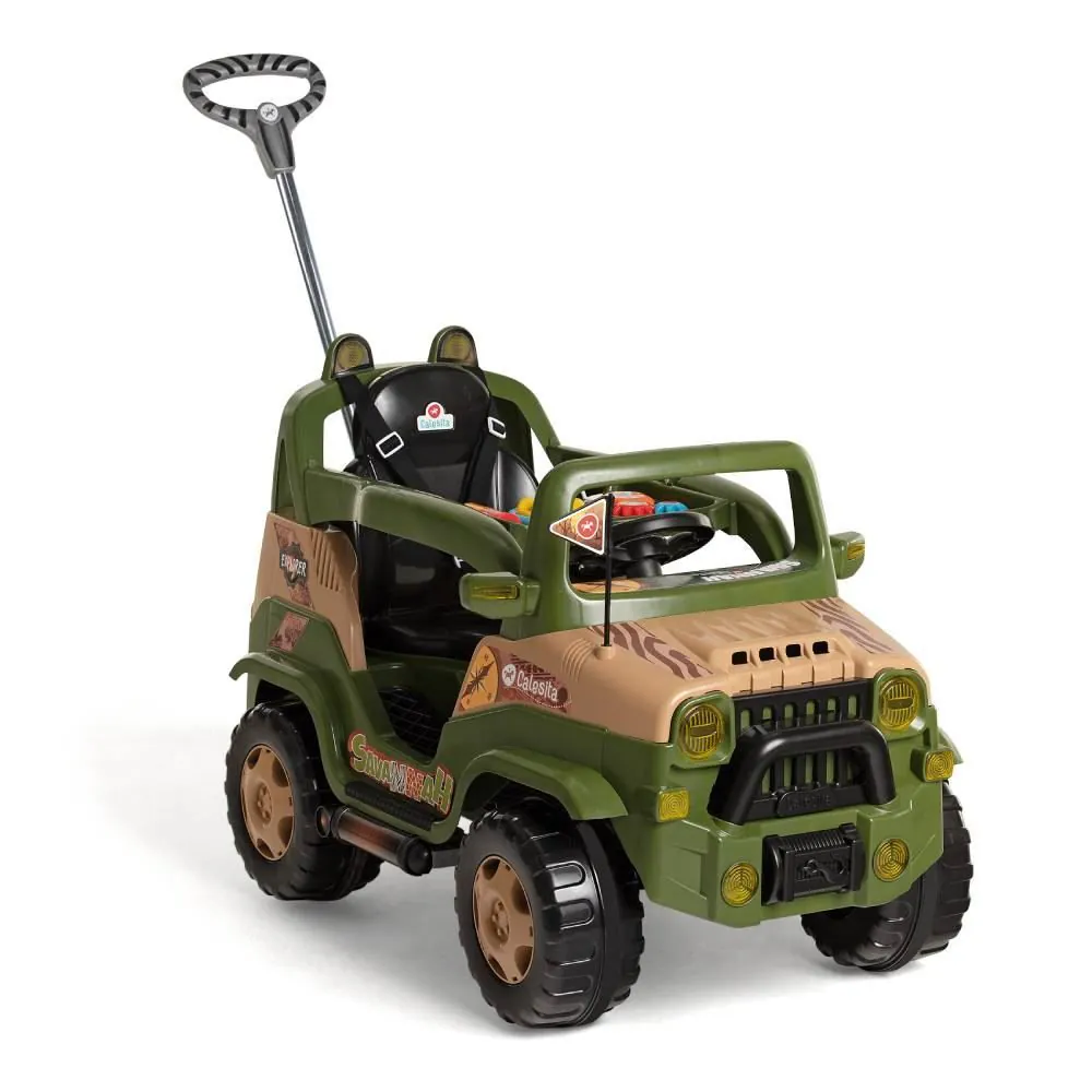 Carrinho de Passeio com Pedal Diipi Savannah Calesita - Verde
