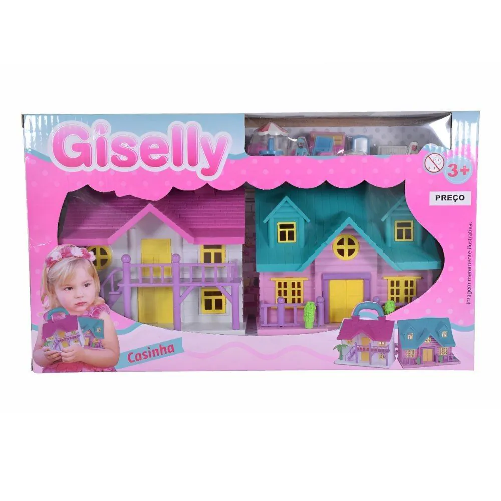 Casinha Dupla Giselly Toys - HMA638