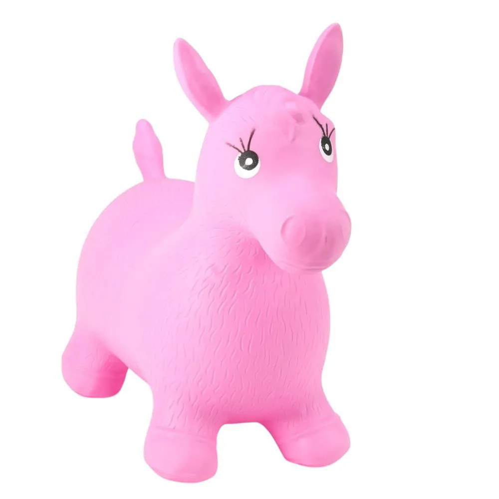 Cavalinho Pula Pula Rosa Toys - HBR0839