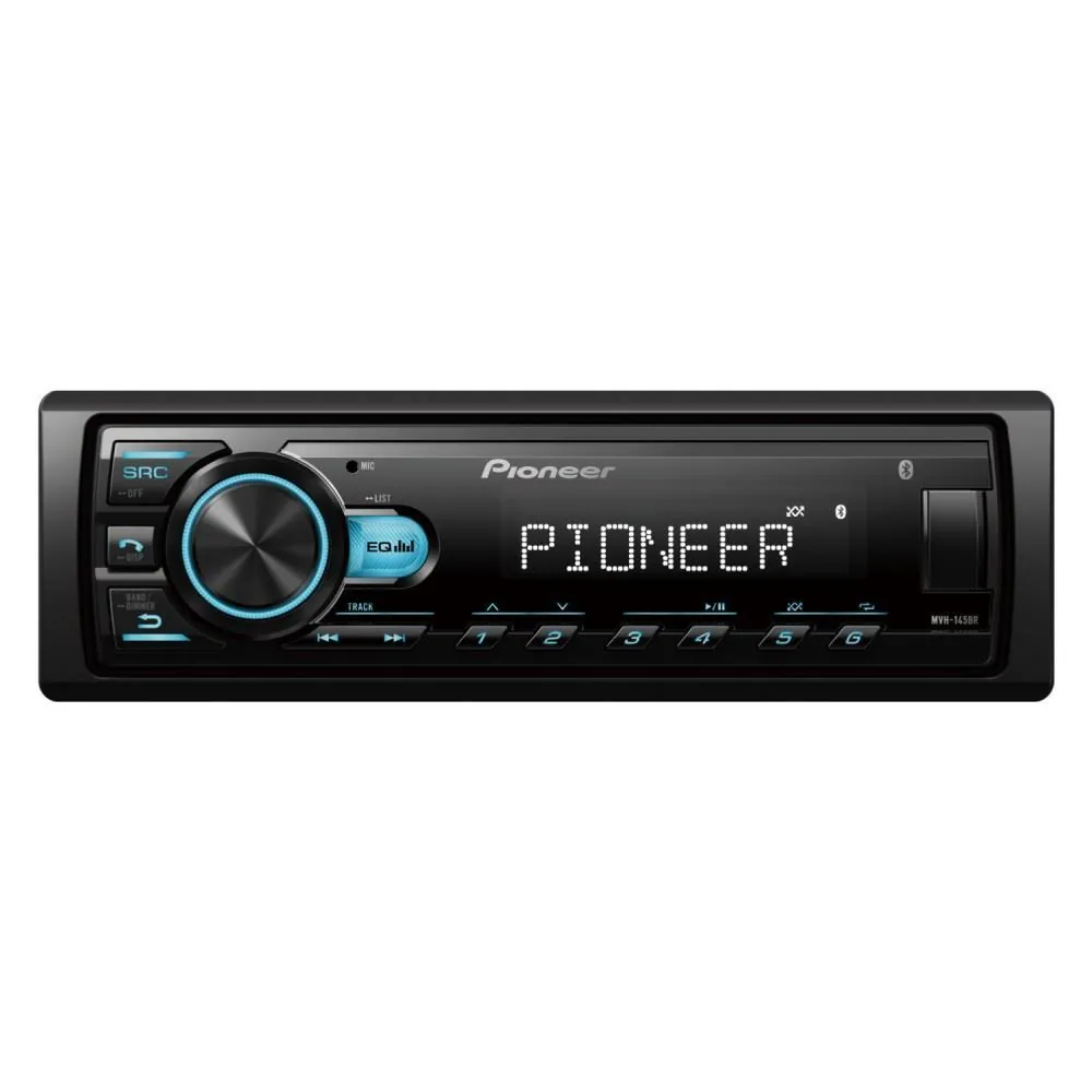 Central Multimídia Receiver Pioneer com Bluetooth Mvh-145Br