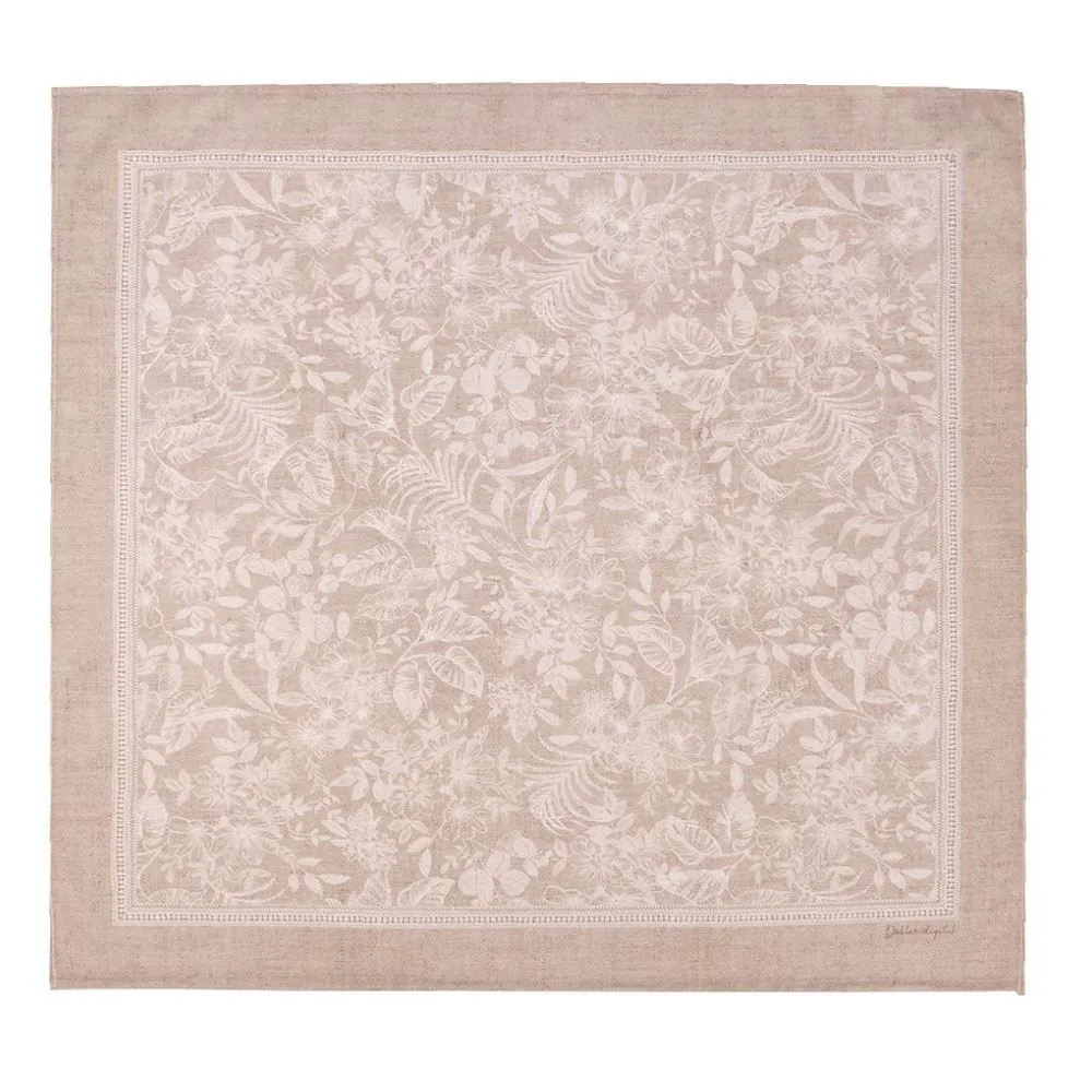 Centro de Mesa 78X78 cm Clean Renova Dohler - Alana Bege