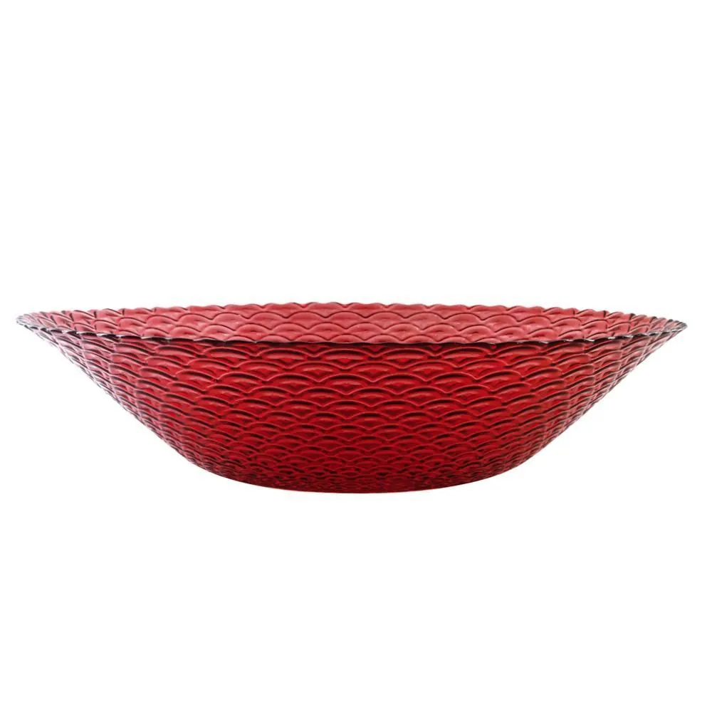 Centro de Mesa Escamado Vitazza 39Cm - Vermelho