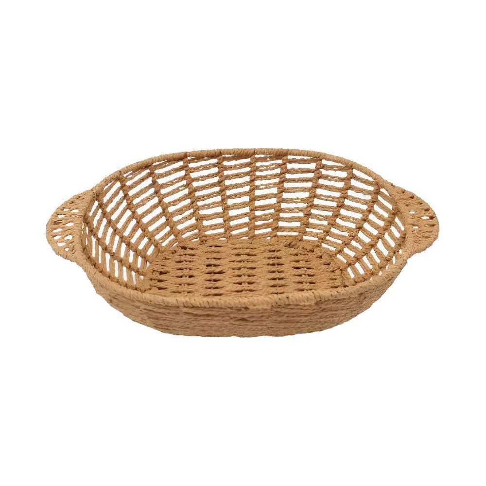 Cesta de Pão Oval 30 Cm - Natural