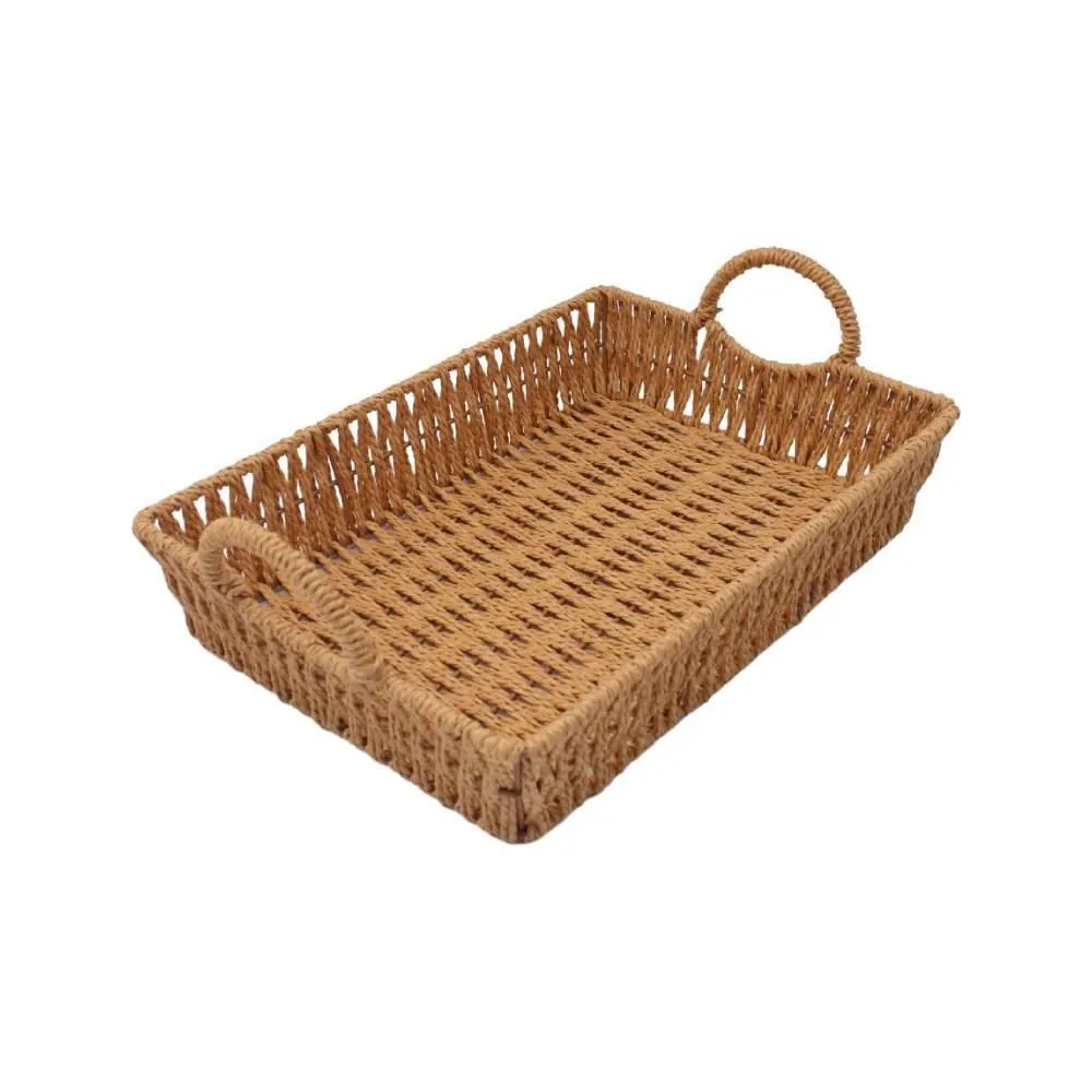 Cesta Retangular com Alça 31Cm - Natural