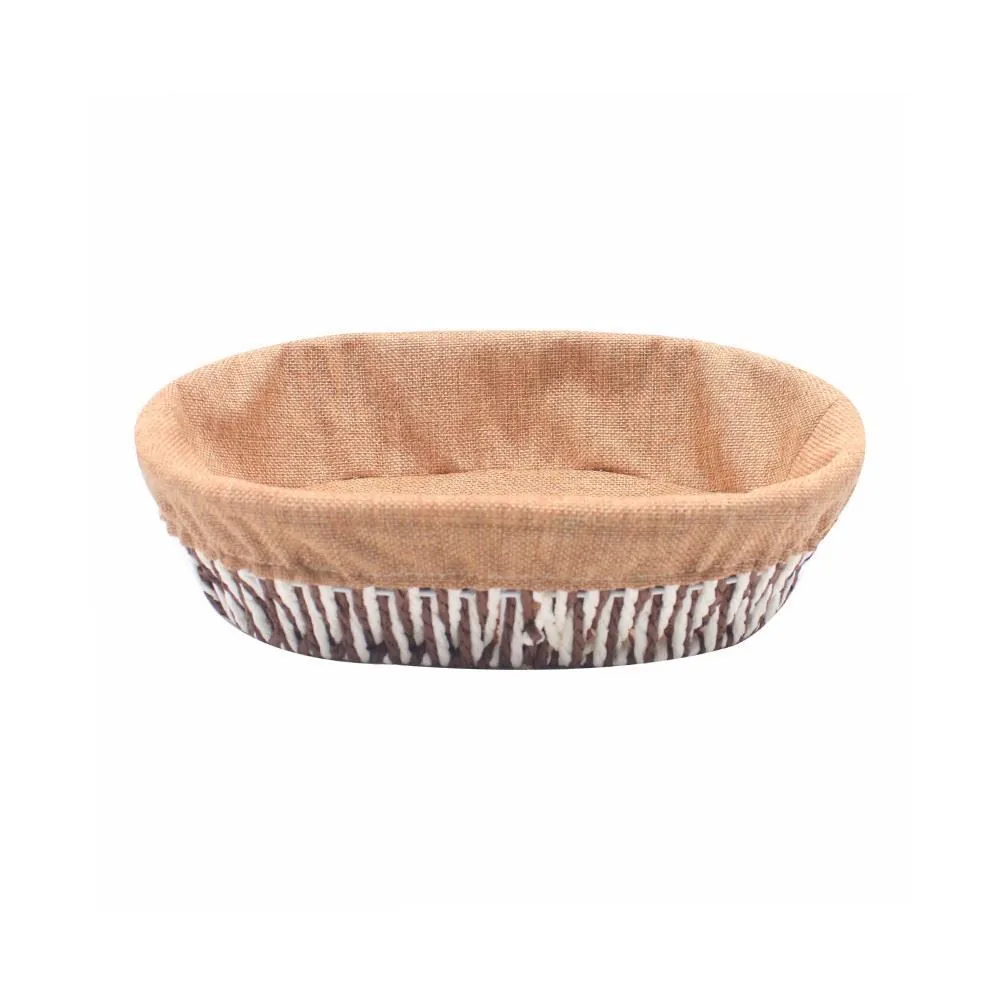 Cesto Oval com Forro 26 Cm - Natural