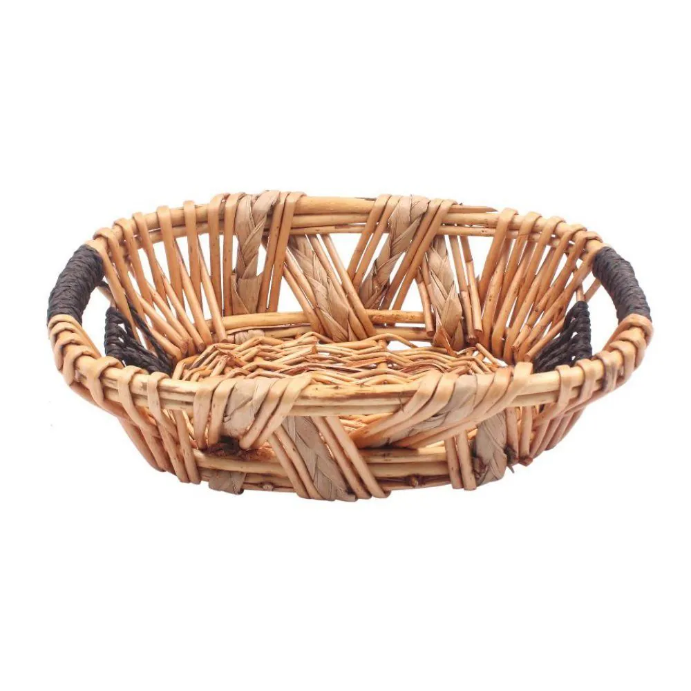 Cesto Oval Vime 36 Cm - Natural