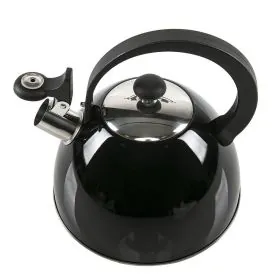 Chaleira com Apito Aço Inox 2,5 Litros - Vermelho Espelhado