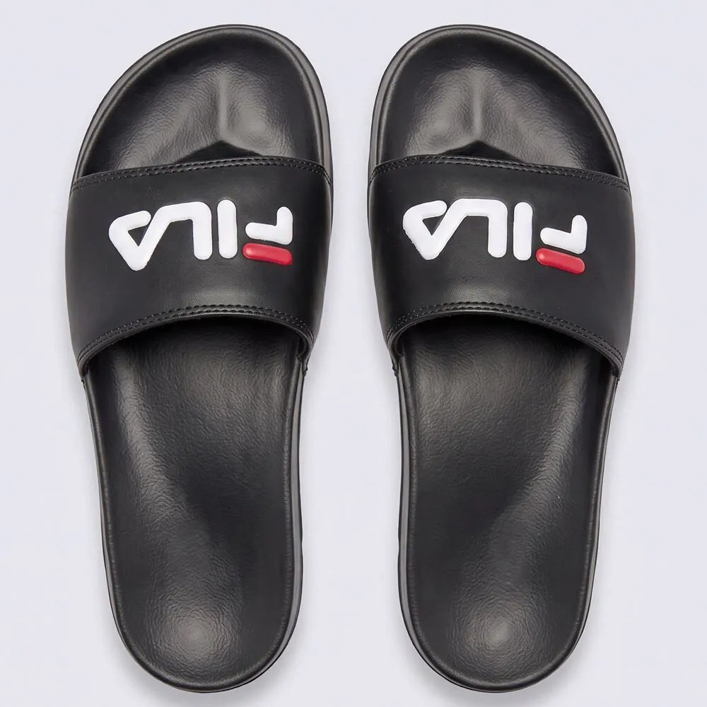 Chinelo Fila masculino Drifter Basic Preto/Branco/Vermelho