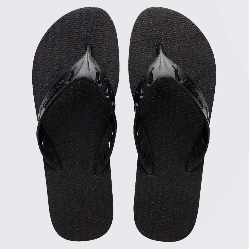 Chinelo Havaianas Masculino Track Go Preto