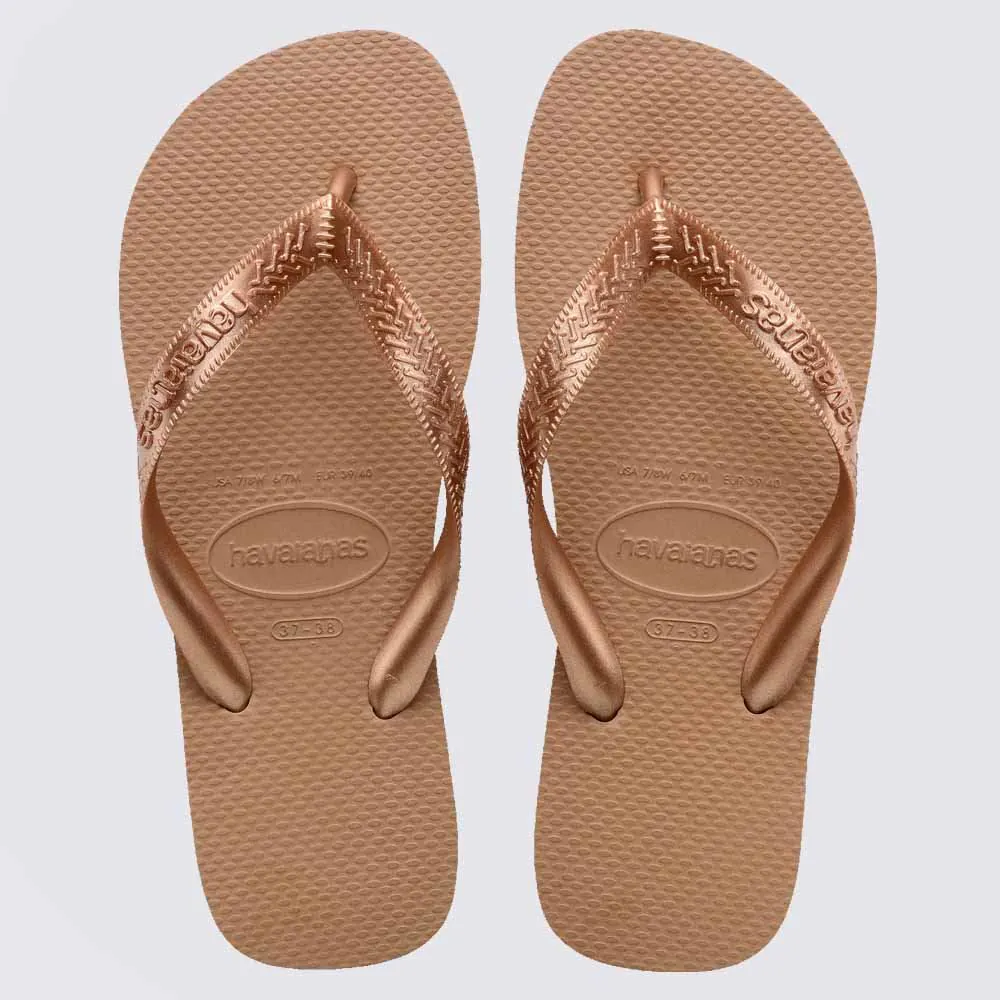 Chinelo Havaianas Unissex Top Tiras Rose Gold