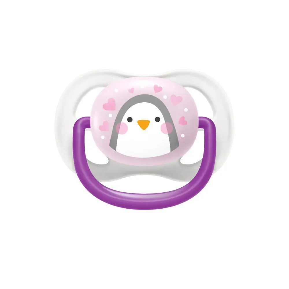 Chupeta Ultra Air Tamanho 1 Philips - Rosa e Lilás