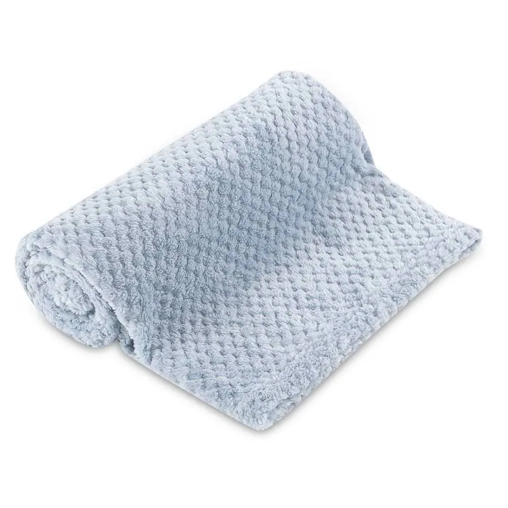 Cobertor Bebê Dobby 0,90Cm X 1,10M Baby - Azul Celeste