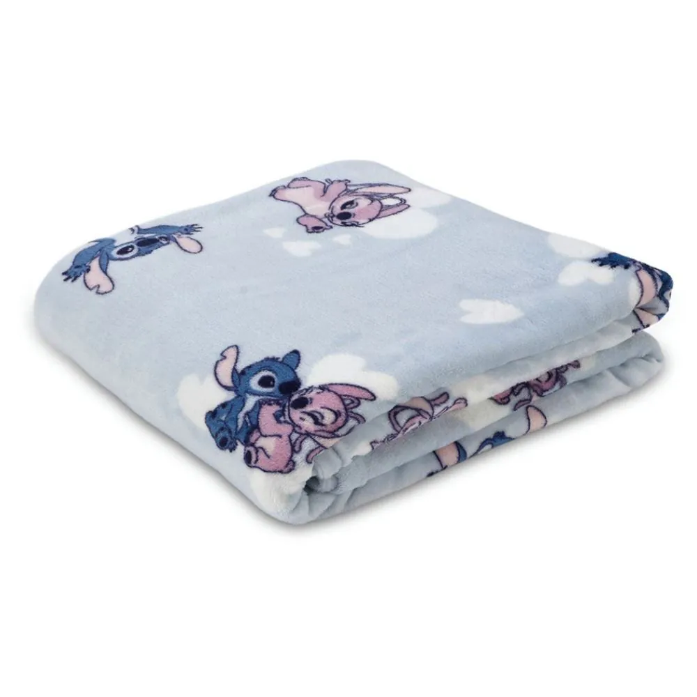 Cobertor Casal 100% Poliéster Disney - Stitch And Angel