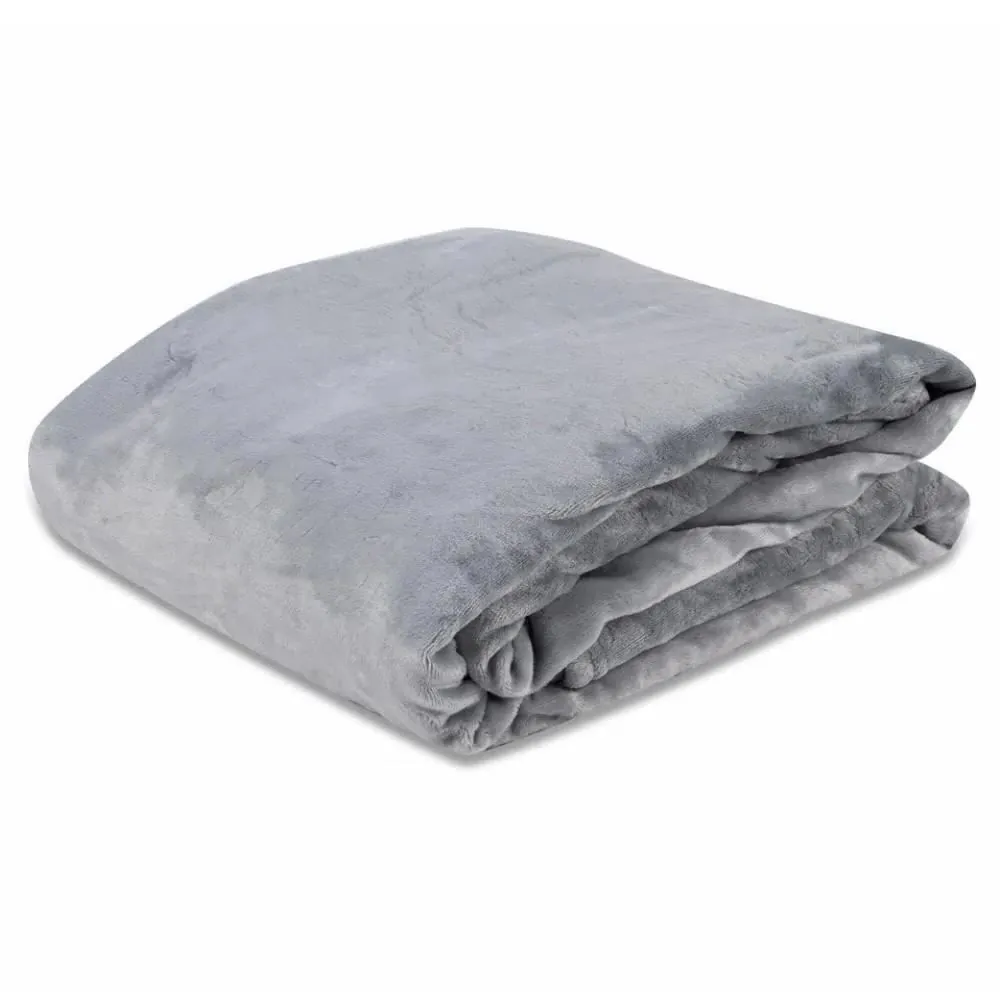 Cobertor Casal Microfibra Neo Clássico Camesa - Cinza Claro