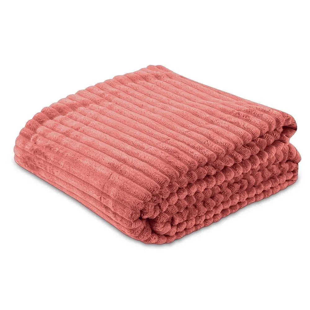Cobertor Casal Montreal 1,80M X 2,20M - Rosa Argila