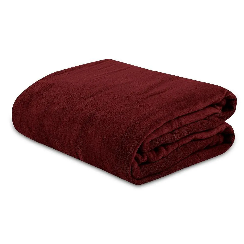 Cobertor Casal Paris Liso - Bloodstone
