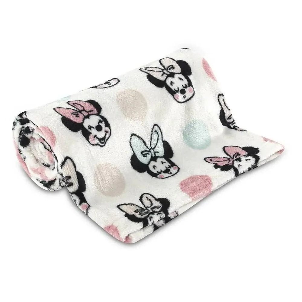Cobertor Infantil Bebê 100% Poliéster Disney - Rosa Claro